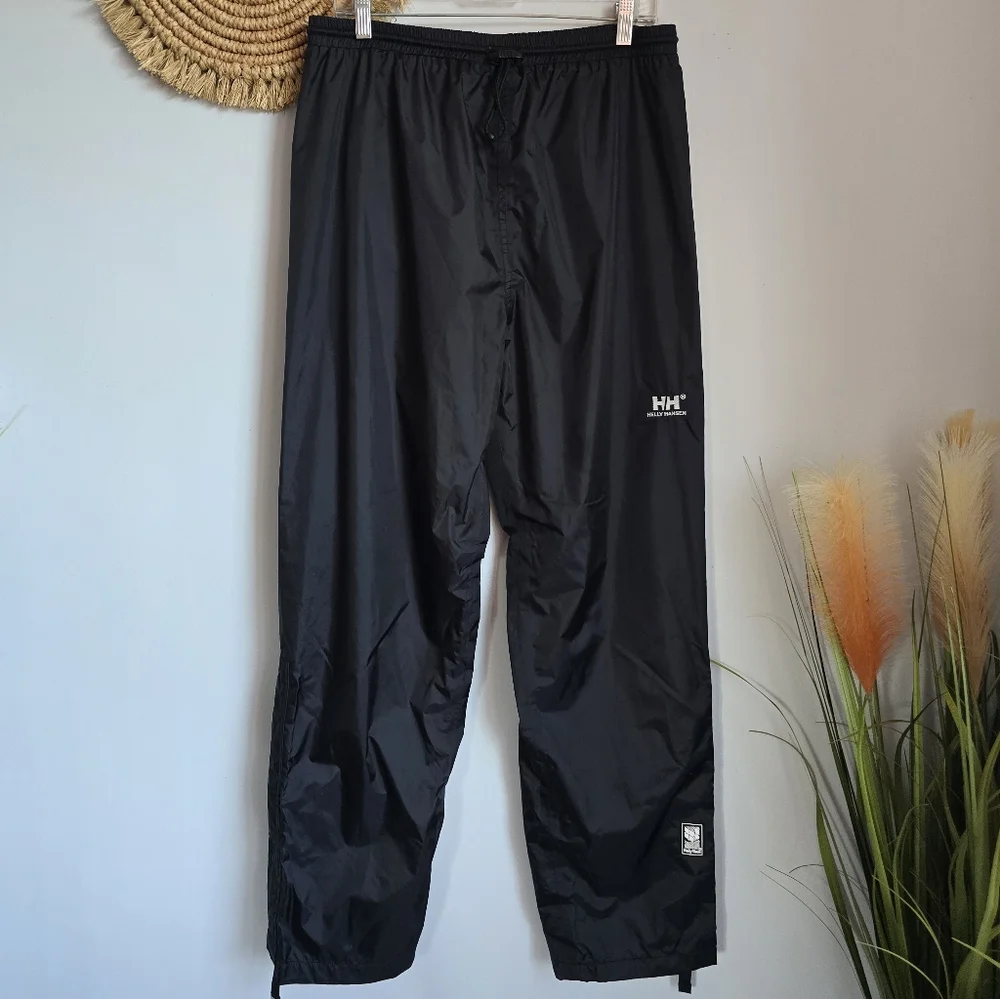 Helly Hansen Black Workwear Unisex Helly Tech Waterproof Nylon Pants SZ Large - Picture 13 of 13